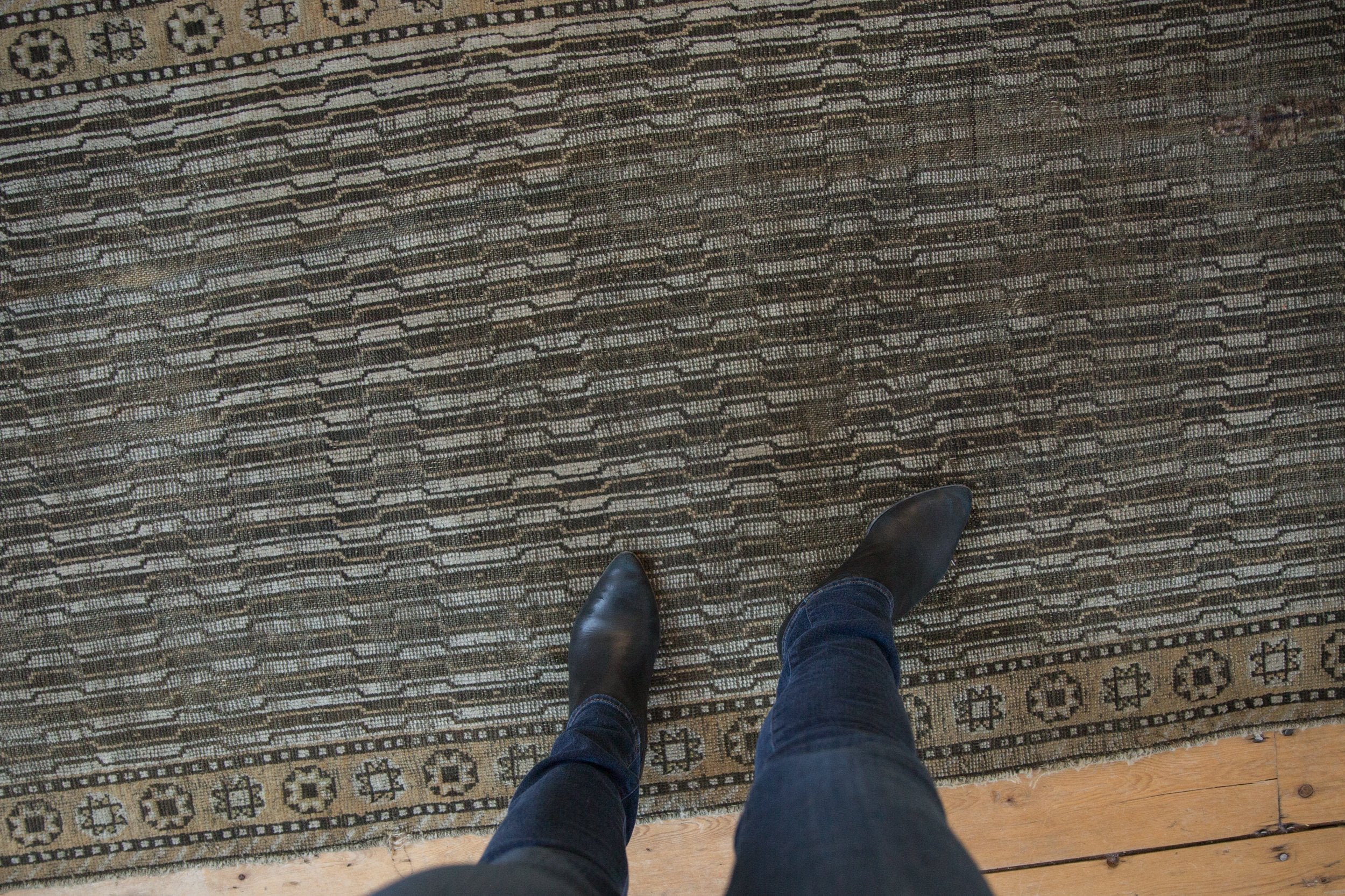 3.5x12.5 Vintage Distressed Anatolian Rug Runner // ONH Item ct001267 Image 1