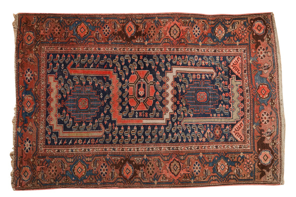 3.5x5 Vintage Fine Hamadan Rug // ONH Item ct001273