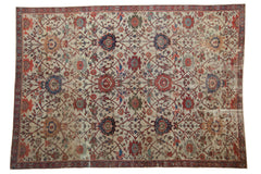8x11 Antique Fragment Mahal Carpet // ONH Item ct001283