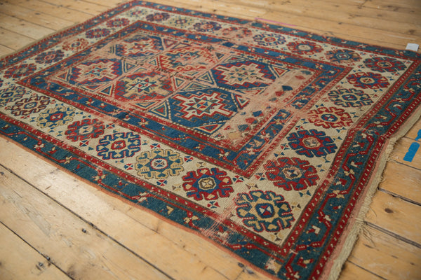 4.5x6 Antique Caucasian Rug // ONH Item ct001291 Image 2