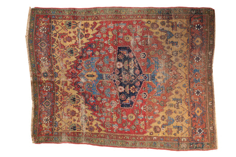 4x5.5 Antique Halvai Bijar Rug // ONH Item ct001305