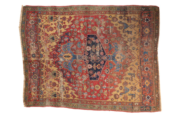 4x5.5 Antique Halvai Bijar Rug // ONH Item ct001305