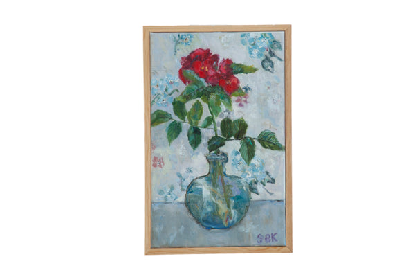 Grace B. Keogh Geranium Painting // ONH Item ct001312