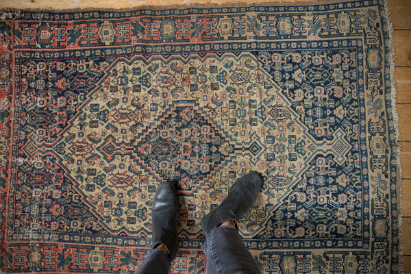 3.5x4 Antique Senneh Square Rug // ONH Item ct001316 Image 1