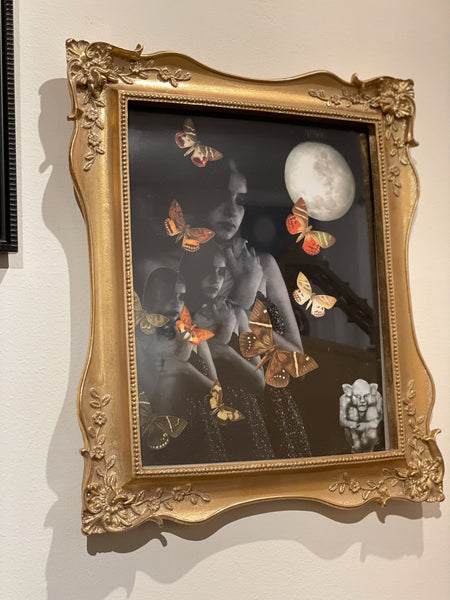 Portrait of a Past Life Mixed Media Art // ONH Item ct001318