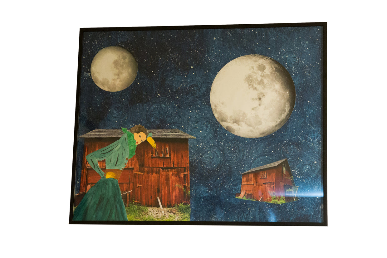 Dreamer Mixed Media Art // ONH Item ct001324