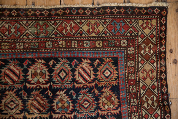 4x5 Antique Caucasian Square Rug // ONH Item ct001336 Image 2