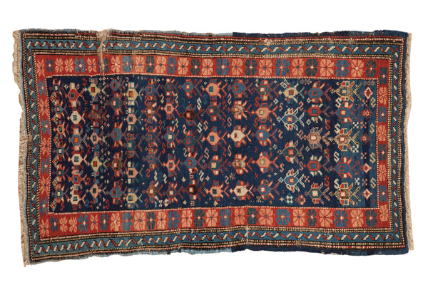 3x5 Antique Caucasian Rug // ONH Item ct001337