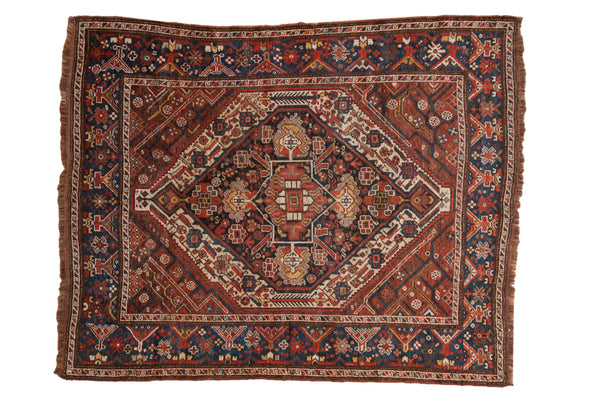 5x6 Vintage Kamseh Square Rug // ONH Item ct001339