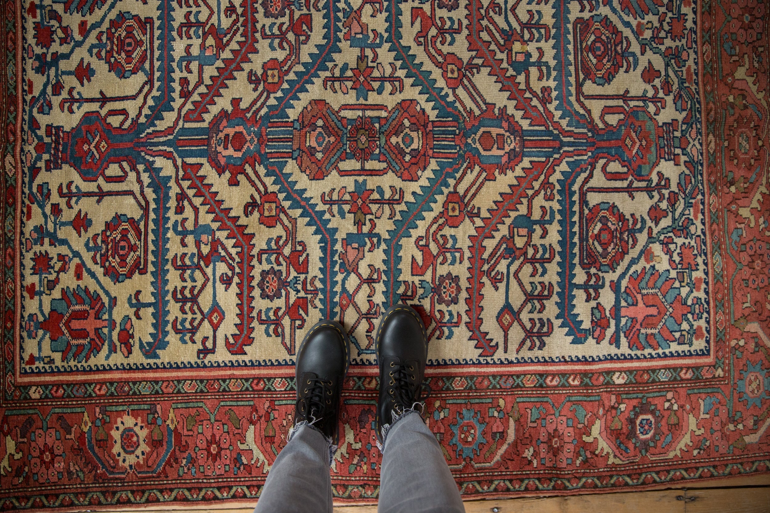 5x6 Antique Fine Malayer Square Rug // ONH Item ct001347 Image 1