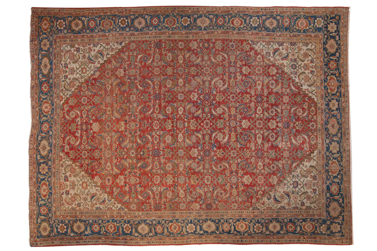10x13.5 Vintage Sultanabad Carpet // ONH Item ct001351