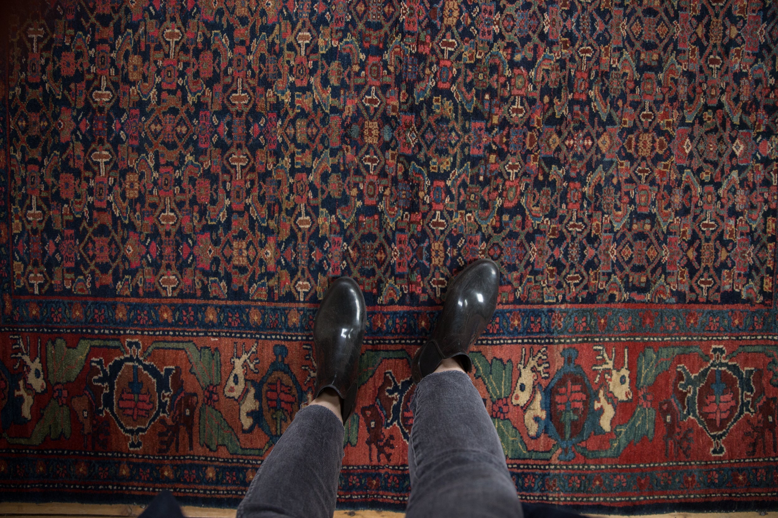 4.5x6.5 Vintage Bijar Rug // ONH Item ct001357 Image 1