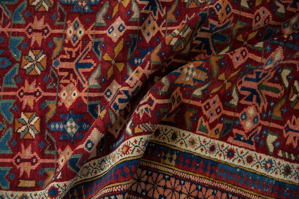 4x5 Antique Caucasian Square Rug // ONH Item ct001362 Image 7