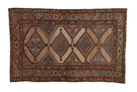 4x6.5 Antique Fine Kurd Rug // ONH Item ct001364