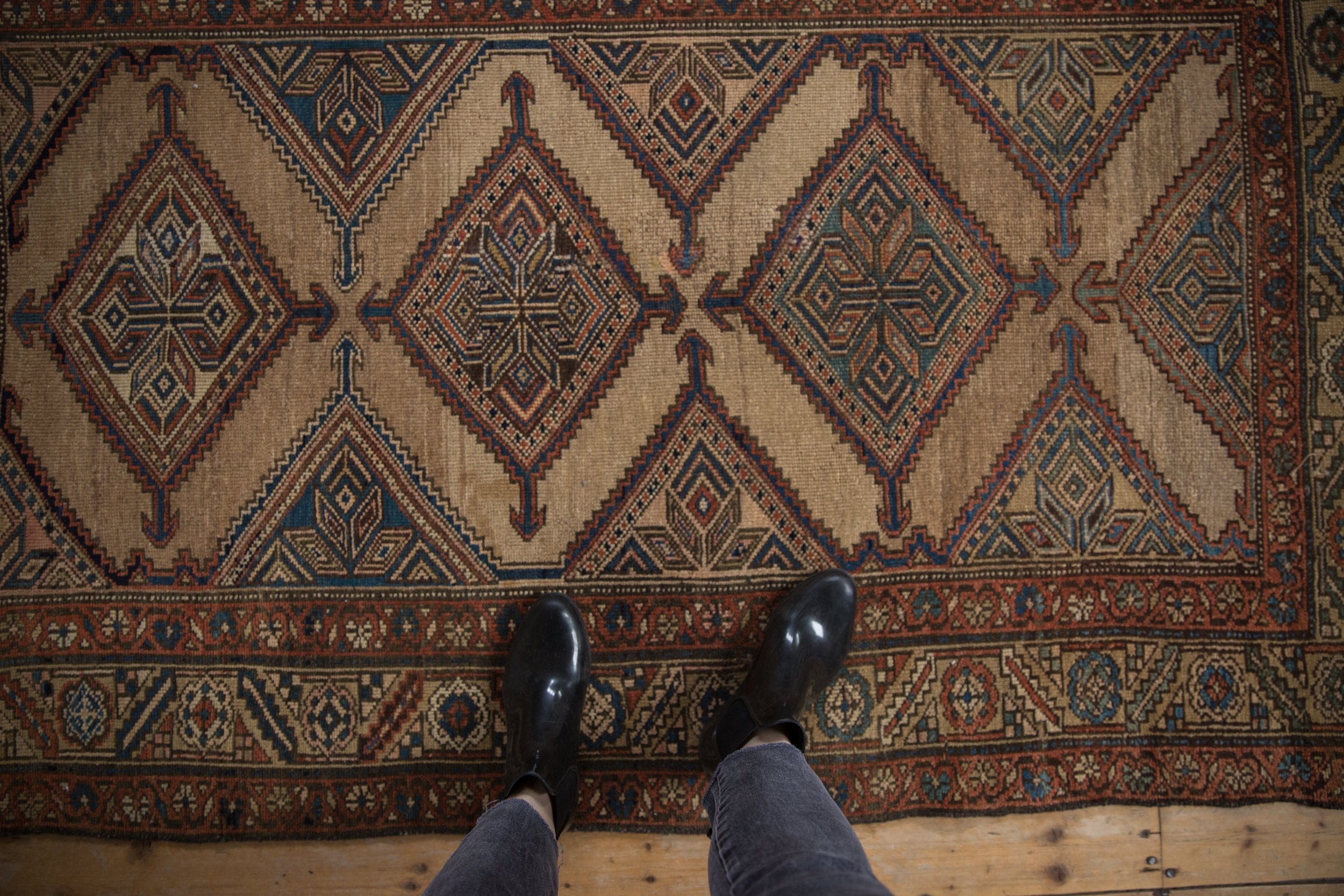 4x6.5 Antique Fine Kurd Rug // ONH Item ct001364 Image 1