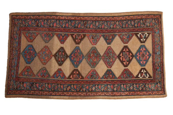 3x7 Vintage Kurd Rug Runner // ONH Item ct001365