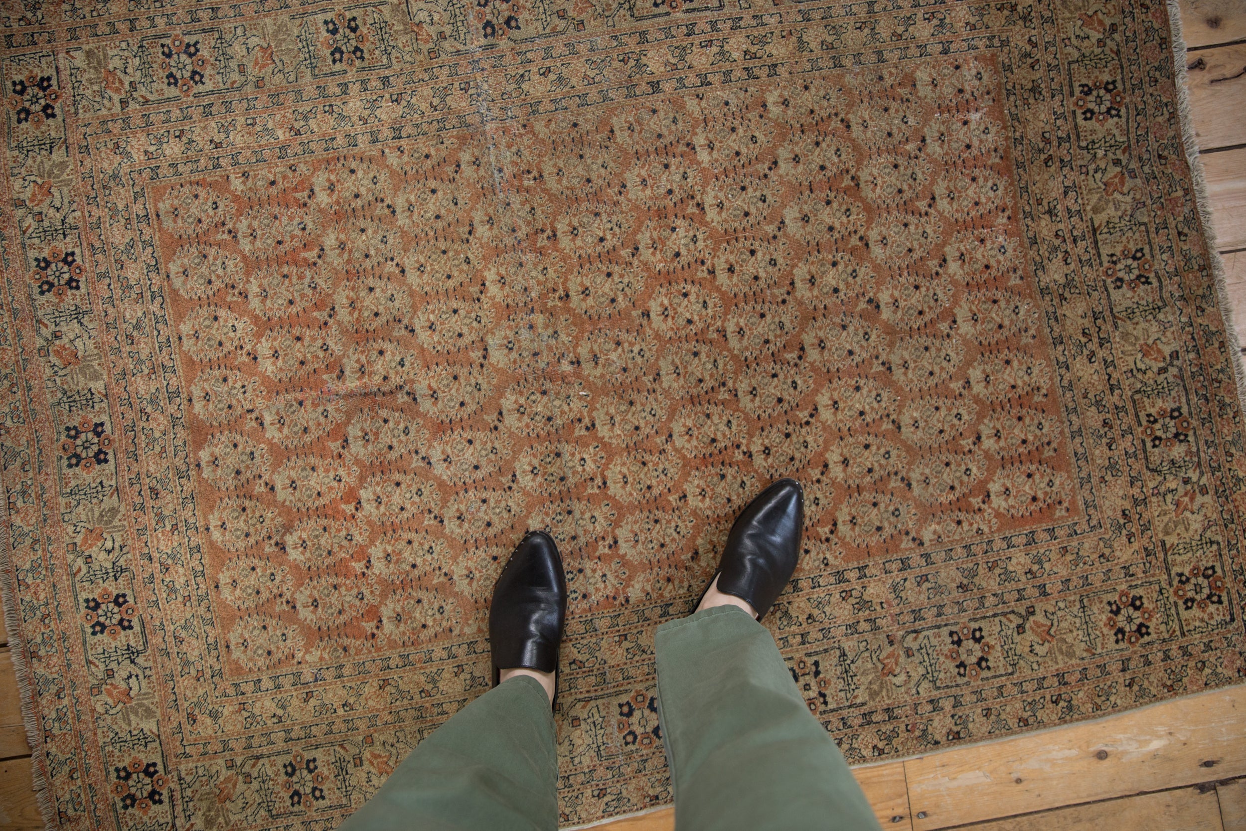 4x5.5 Antique Fine Tabriz Rug // ONH Item ct001369 Image 1