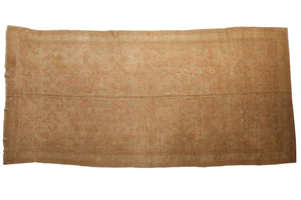 8.5x17 Vintage Distressed Oushak Carpet // ONH Item ct001400