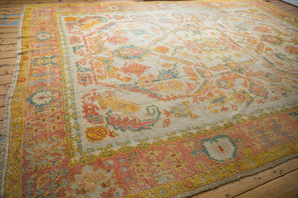 10.5x13.5 Vintage Oushak Carpet // ONH Item ct001407 Image 6