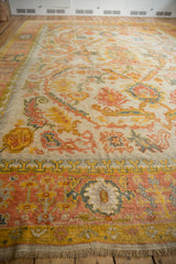 10.5x13.5 Vintage Oushak Carpet // ONH Item ct001407 Image 9