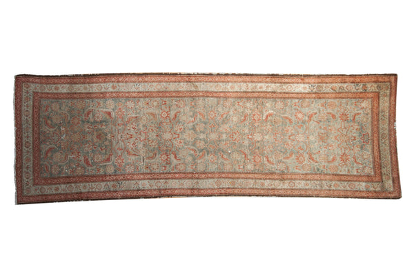 3.5x11 Vintage Distressed Malayer Rug Runner // ONH Item ct001411