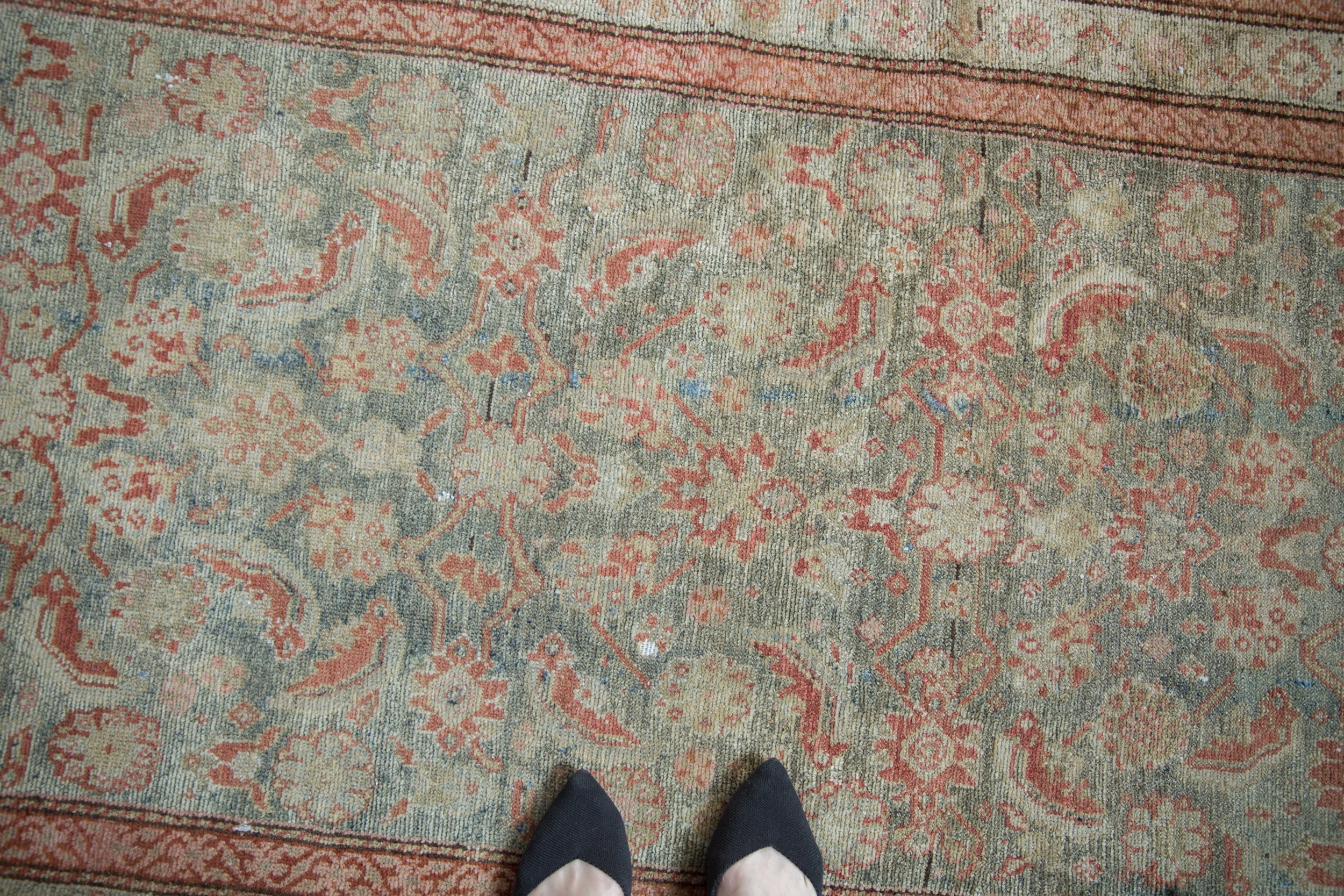 3.5x11 Vintage Distressed Malayer Rug Runner // ONH Item ct001411 Image 1