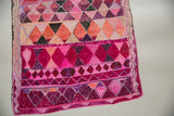 Sarah Martinez Original Painting, with varied pink and purple geometric watercolor patterns.