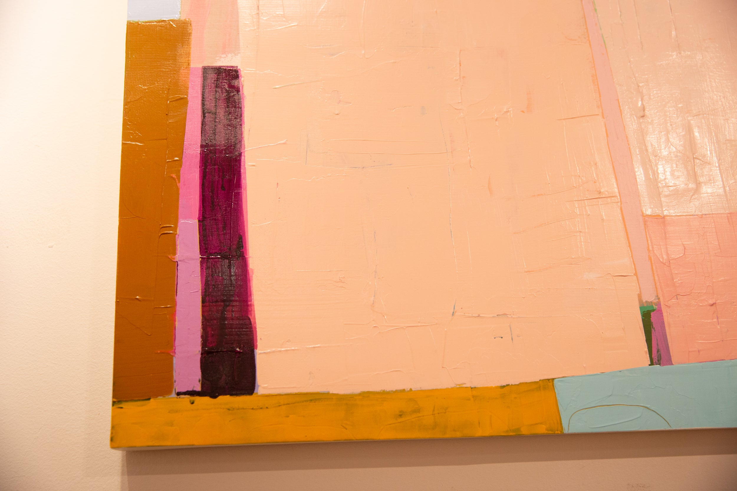 Sarah Martinez Colorblock No. 14 Original Abstract Art // ONH Item CT001429 Image 1