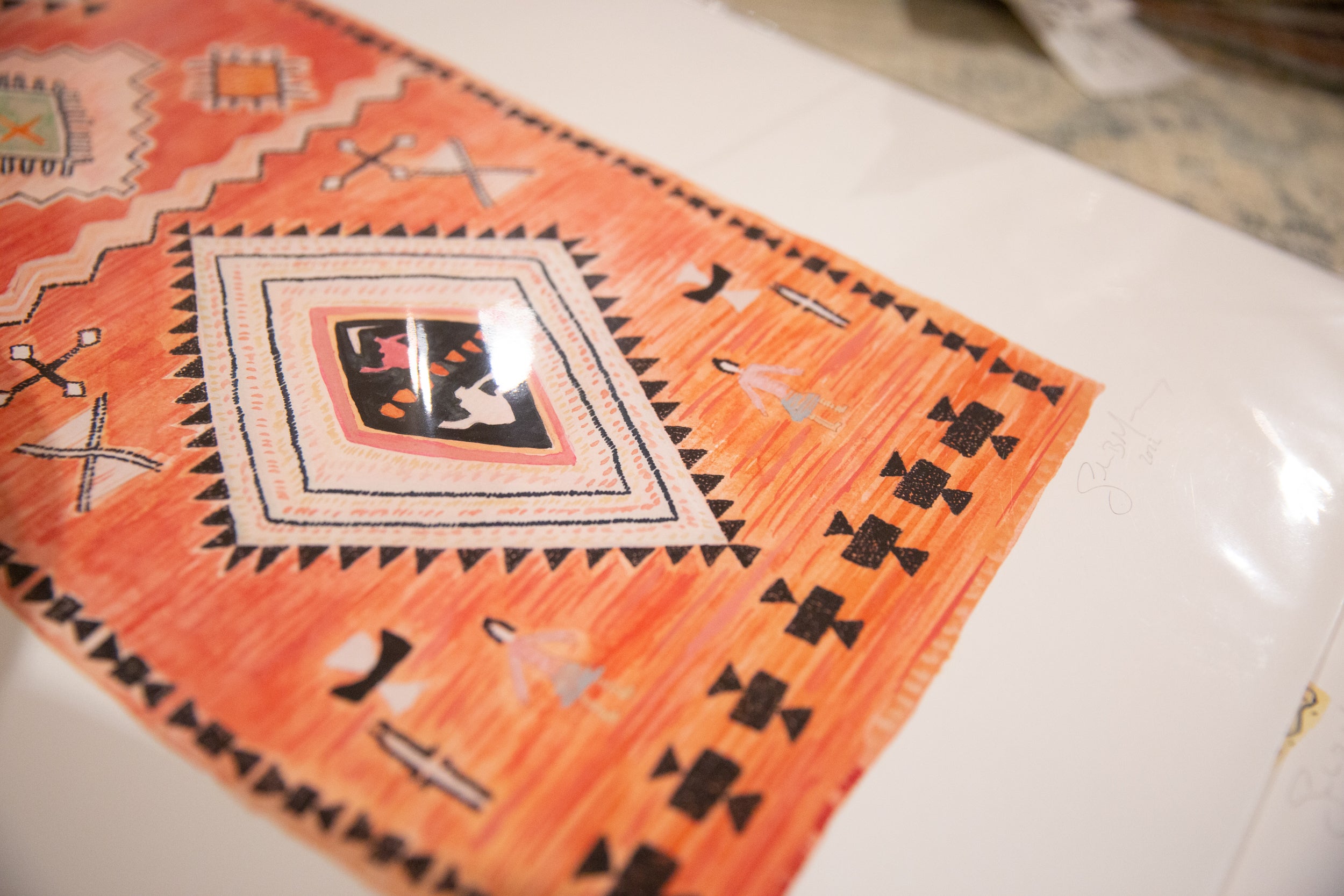 Sarah Martinez Vintage Rug Limited Edition Print // ONH Item CT001435 Image 1