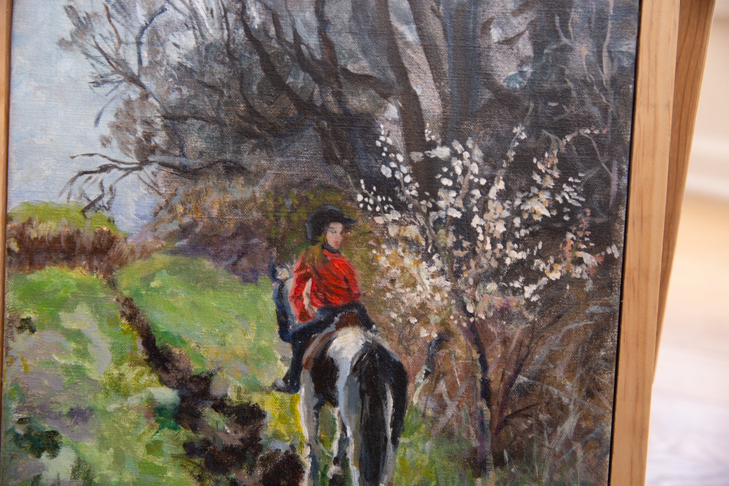 Grace B. Keogh Painting "Spring Ride" // ONH Item ct001443 Image 1