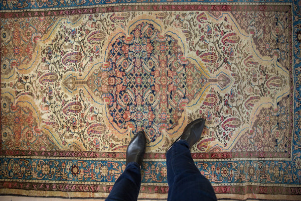 4.5x6.5 Vintage Fine Distressed Malayer Rug // ONH Item ct001447 Image 1