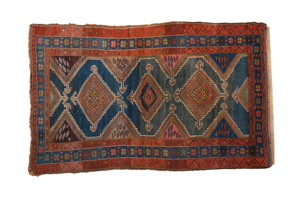 4x6 Vintage Kurdish Hamadan Rug // ONH Item ct001449