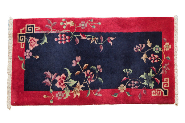 2x4 Vintage Nichols Art Deco Rug Runner // ONH Item ct001455