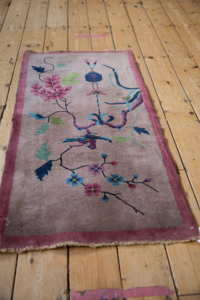 2x4 Vintage Nichols Art Deco Rug Runner // ONH Item ct001456 Image 3