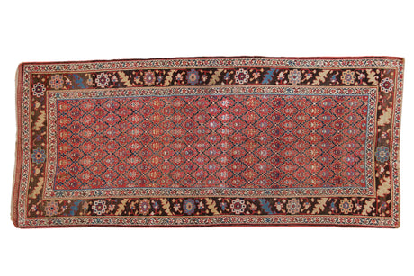 4.5x10.5 Antique Kurdish Rug Runner // ONH Item ct001462