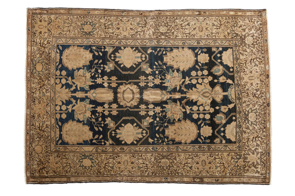 4.5x6.5 Vintage Fine Tea Washed Malayer Rug // ONH Item ct001465