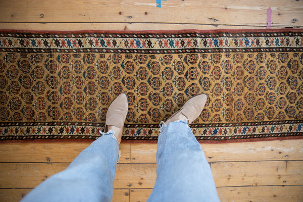 2x9.5 Antique Fragment Northwest Persian Rug Runner // ONH Item ct001466 Image 1