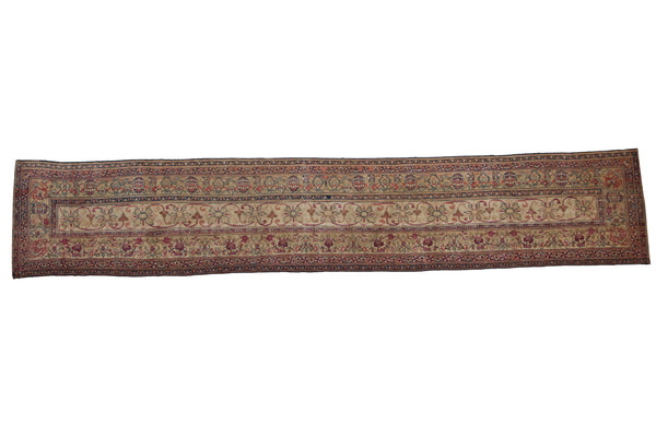 2x11.5 Antique Fragment Kermanshah Rug Runner // ONH Item ct001471