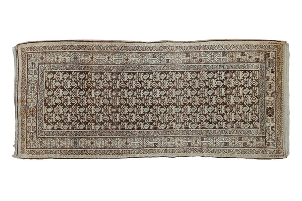 3.5x8 Vintage Kurdish Hamadan Rug Runner // ONH Item ct001472