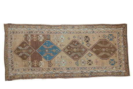 4.5x9.5 Vintage Caucasian Rug Runner // ONH Item ct001473