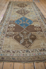 4.5x9.5 Vintage Caucasian Rug Runner // ONH Item ct001473 Image 4