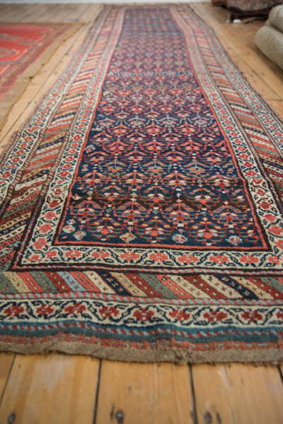 3.5x14.5 Vintage Kurdish Rug Runner // ONH Item ct001485 Image 3