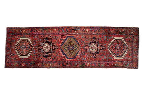 3x10.5 Vintage Heriz Rug Runner // ONH Item ct001488