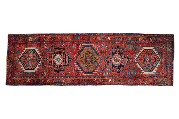 3x10.5 Vintage Heriz Rug Runner // ONH Item ct001488