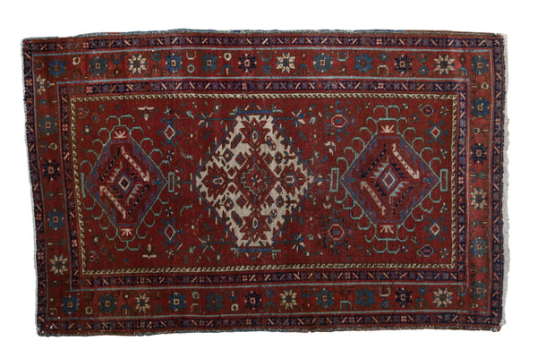 3x4.5 Vintage Fine Karaja Rug // ONH Item ct001496
