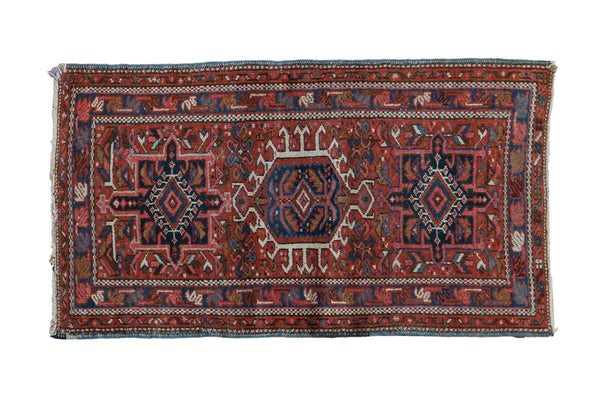 2x3.5 Vintage Karaja Rug // ONH Item ct001497