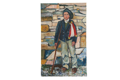 Grace B. Keogh Painting "Francisco" // ONH Item ct001501