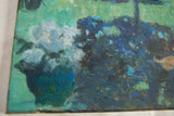 Grace B. Keogh painting showcasing thick impasto texture of a dark 