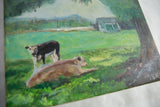 Grace B. Keogh painting, bottom right corner displaying 