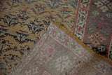 Hand-knotted foundation and original selvage of a late 19th century Kurdish Bijar rug.